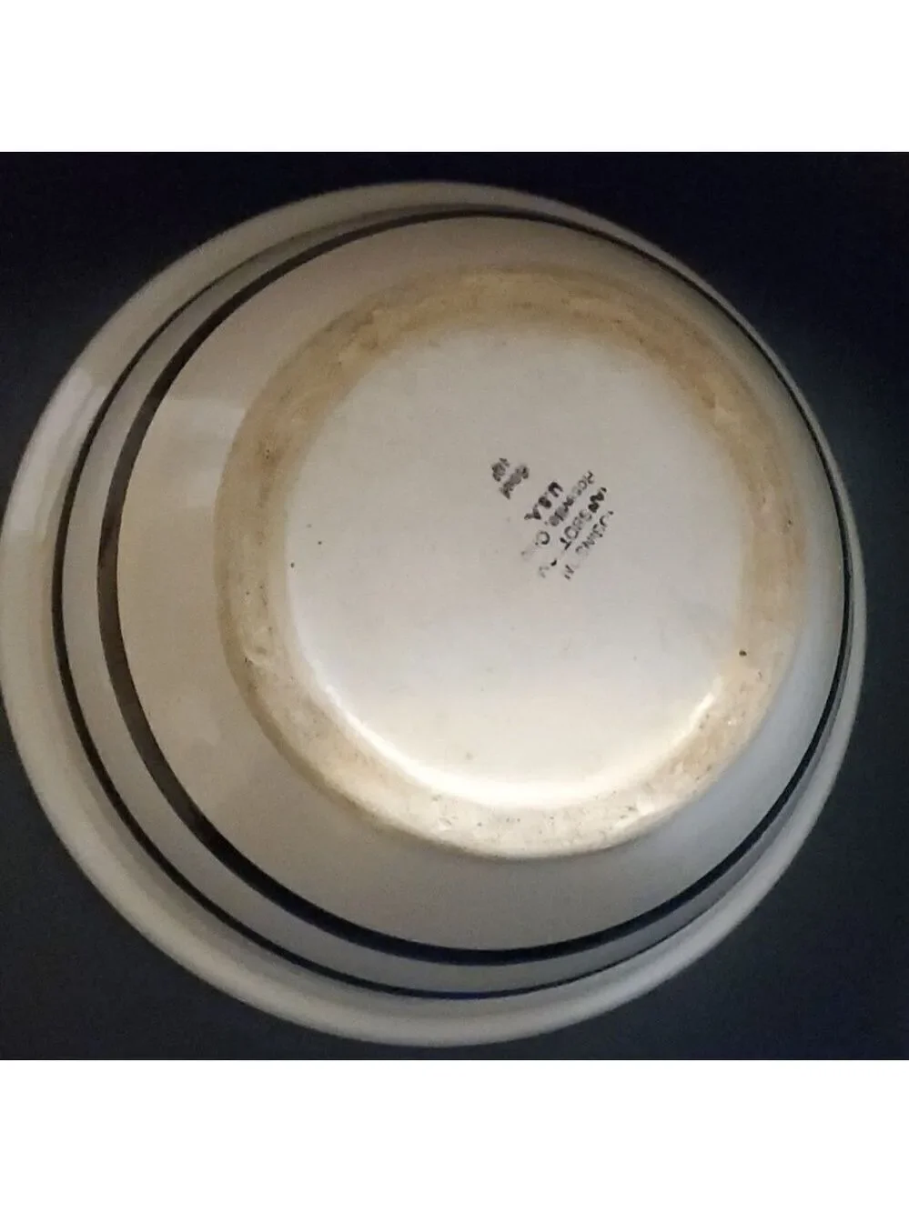ROBINSON RANSBOTTOM 4 Quart kitchenware  batter bowl mixing bowl vintage Pottery